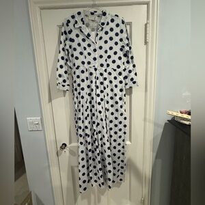 Polka Dot Maxi Dress